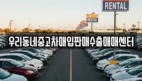 경기도 화성시 오산동 중고차 전문 우리동네중고차매입판매수출매매센터