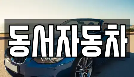 경남 남해군 고현면 중고차 전문 동서자동차