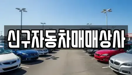 경남 사천시 동동 중고차매매 전문 신구자동차매매상사