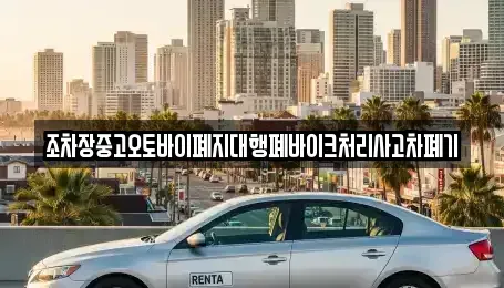 경남 창원시 마산회원구 두척동 중고차 전문 조차장중고오토바이폐지대행폐바이크처리사고차폐기