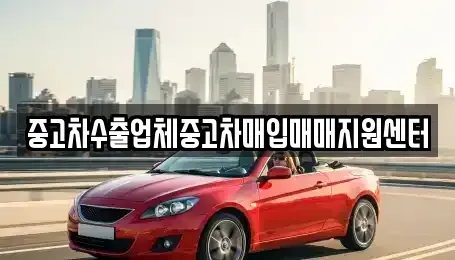 경남 창원시 마산회원구 두척동 중고차매입 전문 중고차수출업체중고차매입매매지원센터