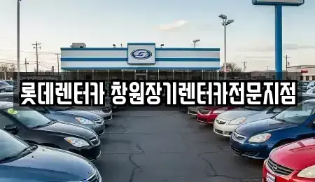 경남 창원시 성산구 신월동 장기렌트카 전문 롯데렌터카 창원장기렌터카전문지점
