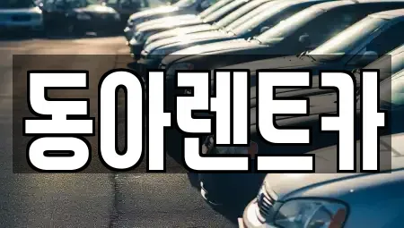 경남 창원시 성산구 신촌동 렌트카 전문 동아렌트카