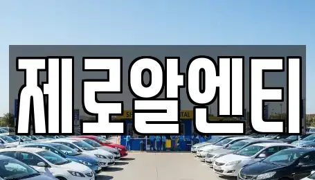 경남 창원시 진해구 여좌동 렌트카 전문 제로알엔티