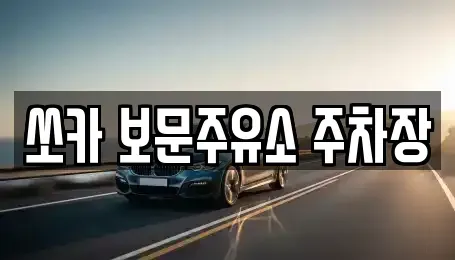 경북 경주시 신평동 렌트카 전문 쏘카 보문주유소 주차장