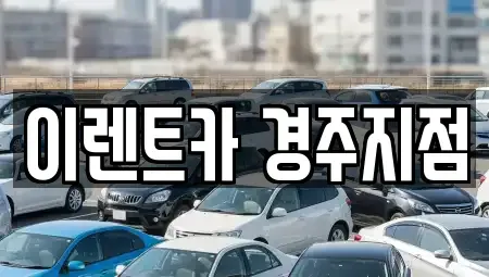 경북 경주시 율동 렌트카 전문 이렌트카 경주지점