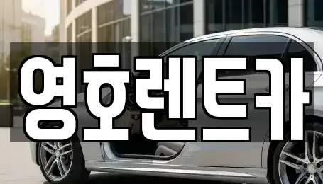 경북 문경시 윤직동 렌트카 전문 영호렌트카