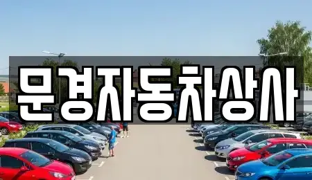 경북 문경시 윤직동 중고차 전문 문경자동차상사