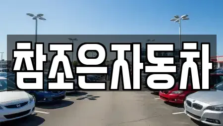 경북 상주시 복룡동 중고차 전문 참조은자동차