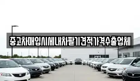 경북 상주시 복룡동 중고차매입 전문 중고차매입시세내차팔기견적가격수출업체