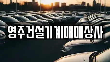 경북 영주시 상망동 중고차매매 전문 영주건설기계매매상사