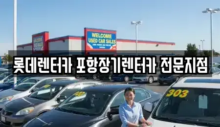 경북 포항시 남구 상도동 단기렌트카 전문 롯데렌터카 포항장기렌터카 전문지점