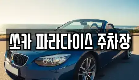경북 포항시 남구 상도동 렌트카 전문 쏘카 파라다이스 주차장