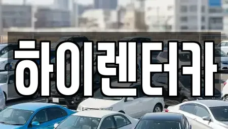 경북 포항시 남구 상도동 렌트카 전문 하이렌터카