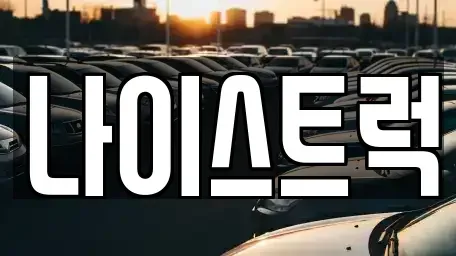 경상남도 양산시 하북면 중고차매매 전문 나이스트럭