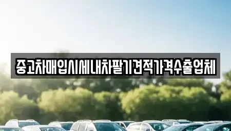 경상남도 창원시 성산구 대방동 중고차매입 전문 중고차매입시세내차팔기견적가격수출업체