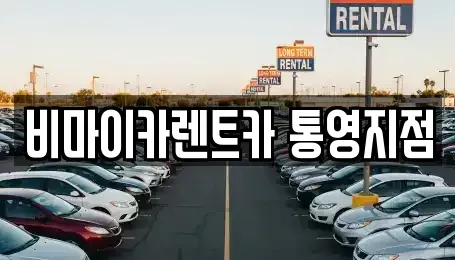 경상남도 통영시 광도면 렌트카 전문 비마이카렌트카 통영지점