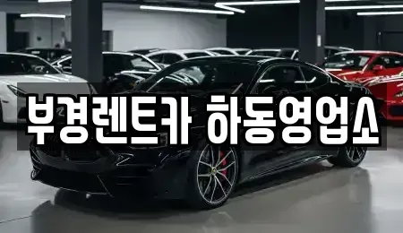 경상남도 하동군 하동읍 렌트카 전문 부경렌트카 하동영업소