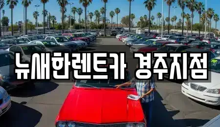 경상북도 경주시 동천동 렌트카 전문 뉴새한렌트카 경주지점