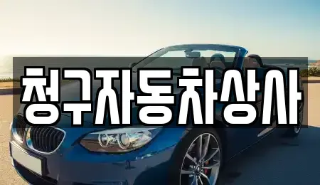 경상북도 상주시 성동동 중고차매매 전문 청구자동차상사