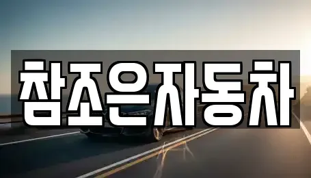 경상북도 상주시 화개동 중고차 전문 참조은자동차