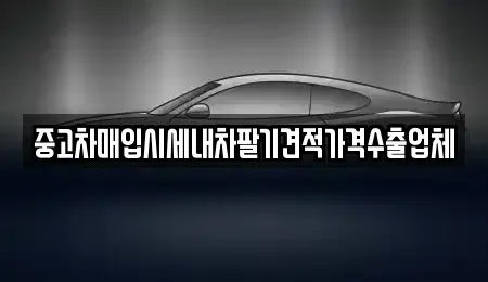 경상북도 안동시 금곡동 중고차 전문 중고차매입시세내차팔기견적가격수출업체