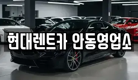경상북도 안동시 안흥동 렌트카 전문 현대렌트카 안동영업소