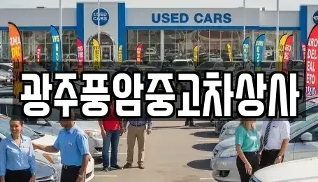 광주 광산구 요기동 중고차매매 전문 광주풍암중고차상사