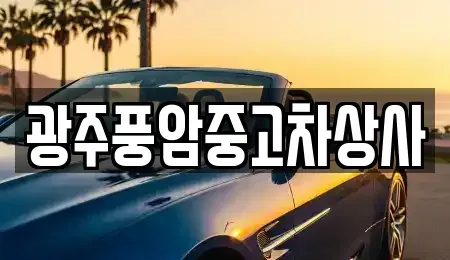 광주 광산구 장록동 중고차 전문 광주풍암중고차상사