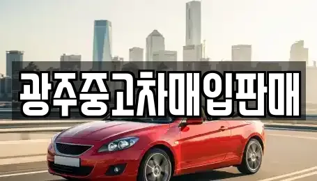 광주 남구 봉선동 중고차매입 전문 광주중고차매입판매