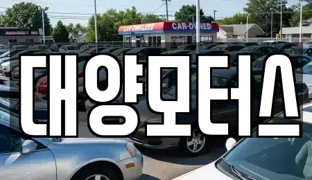 광주 남구 서동 중고차 전문 대양모터스