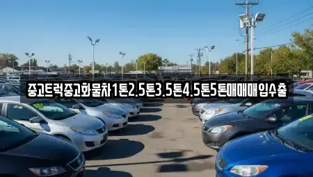 광주 남구 서동 중고차 전문 중고트럭중고화물차1톤2.5톤3.5톤4.5톤5톤매매매입수출