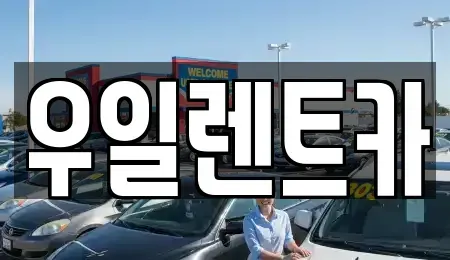 광주 서구 치평동 렌트카 전문 우일렌트카