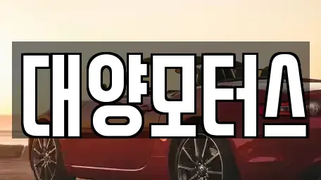 광주광역시 광산구 서봉동 중고차 전문 대양모터스