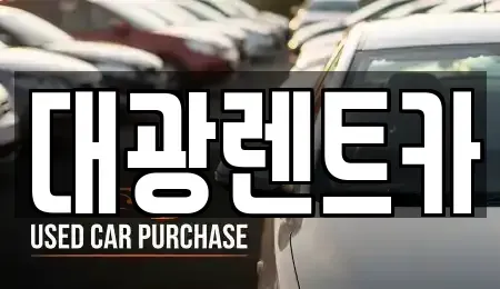 광주광역시 남구 사동 렌트카 전문 대광렌트카