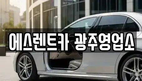 광주광역시 동구 대의동 렌트카 전문 에스렌트카 광주영업소