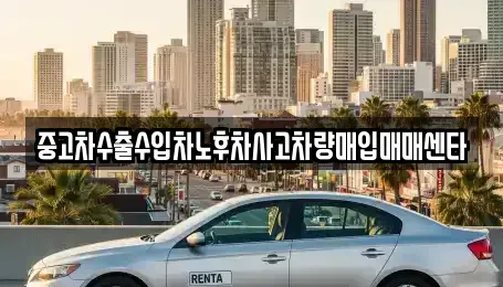 광주광역시 서구 치평동 중고차매입 전문 중고차수출수입차노후차사고차량매입매매센타