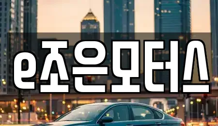 대구 달서구 감삼동 중고차 전문 e조은모터스