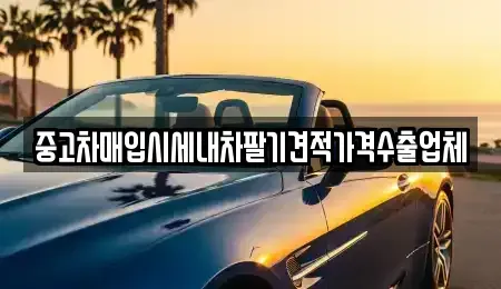 대구 동구 부동 중고차 전문 중고차매입시세내차팔기견적가격수출업체