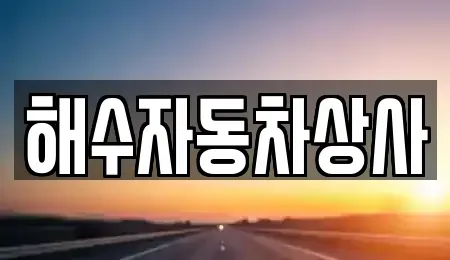 대구 동구 부동 중고차 전문 해수자동차상사
