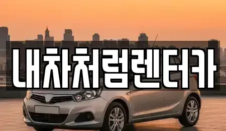 대구 수성구 성동 렌트카 전문 내차처럼렌터카