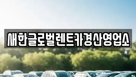 대구 수성구 성동 렌트카 전문 새한글로벌렌트카경산영업소