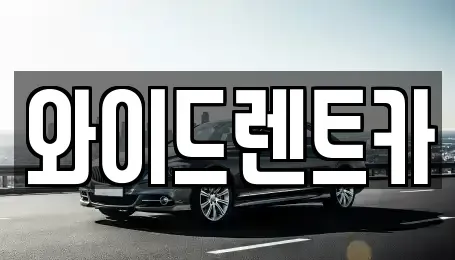 대구광역시 북구 노원동2가 렌트카 전문 와이드렌트카