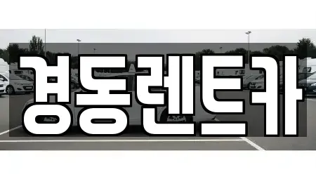 대구광역시 수성구 수성동2가 렌트카 전문 경동렌트카