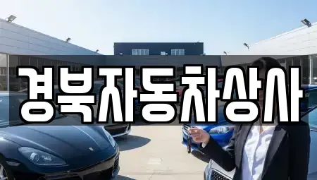 대구광역시 수성구 수성동2가 중고차매매 전문 경북자동차상사