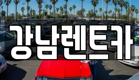 대전 동구 가오동 렌트카 전문 강남렌트카