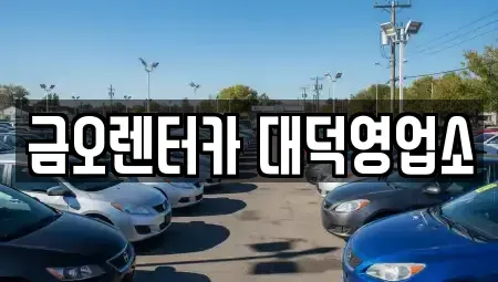 대전 동구 단기렌트카 전문 금오렌터카 대덕영업소