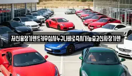 대전 동구 장기렌트카 전문 저신용장기렌트카무심사누구나바로즉시가능중고신차장기렌