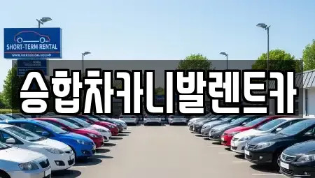 대전 유성구 덕진동 렌트카 전문 승합차카니발렌트카