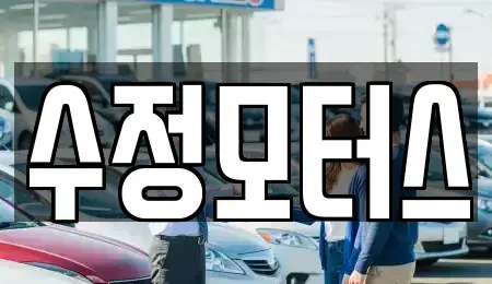 대전 유성구 덕진동 중고차 전문 수정모터스